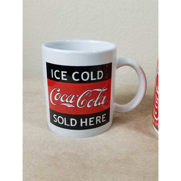 Coca Cola Gibson Coffee Mug Tea Cup 12oz Year 2003 1995 1996 Drinkware 4" x3 - Picture 2 of 12